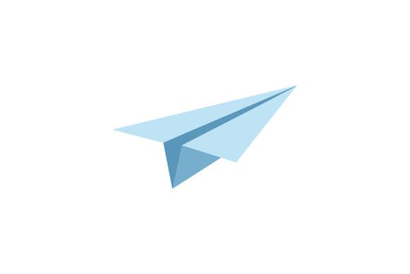 Light Blue Paper Airplane Simple Flat De: A Modern Typeface for Clear Communication