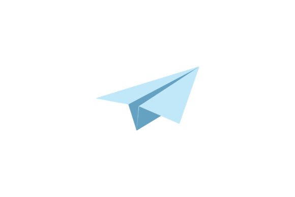 Light Blue Paper Airplane: The Essence of Simplicity in Motion